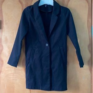 Divided long coat
